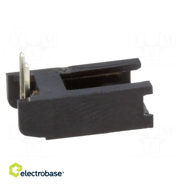 Socket | wire-board | male | AMPMODU MOD II | 2.54mm | PIN: 2 | THT paveikslėlis 7