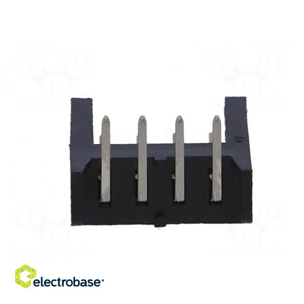 Socket | wire-board | male | AMPMODU MOD II | 2.54mm | PIN: 4 | THT paveikslėlis 5