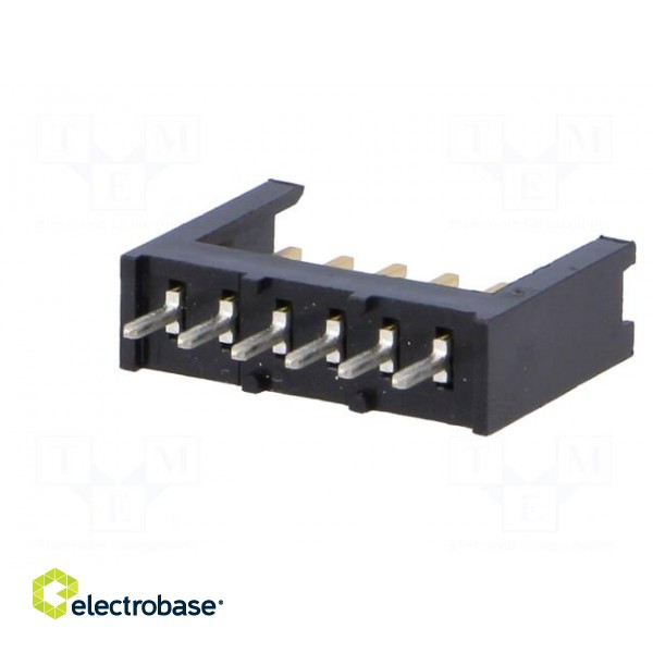 Socket | wire-board | male | AMPMODU MOD II | 2.54mm | PIN: 6 | THT paveikslėlis 6
