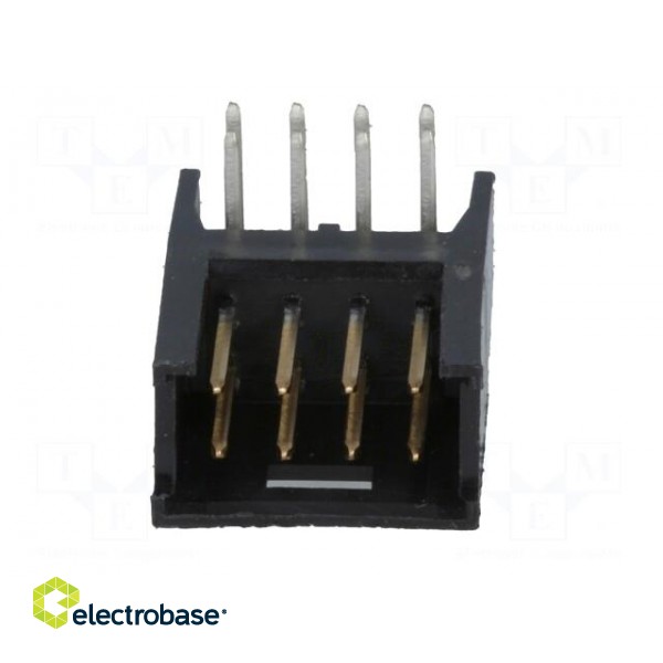 Socket | wire-board | male | AMPMODU MOD II | 2.54mm | PIN: 8 | THT image 9