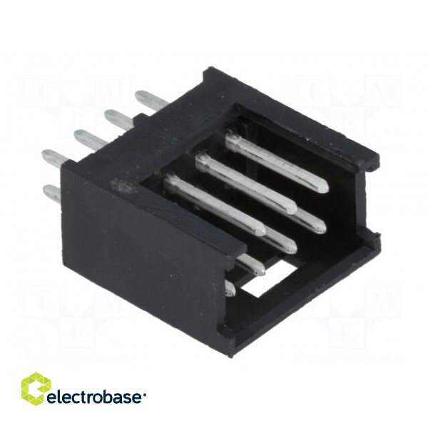 Socket | wire-board | male | AMPMODU MOD II | 2.54mm | PIN: 8 | THT paveikslėlis 8