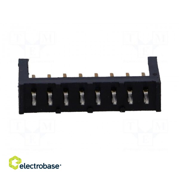 Socket | wire-board | male | AMPMODU MOD II | 2.54mm | PIN: 8 | THT image 5