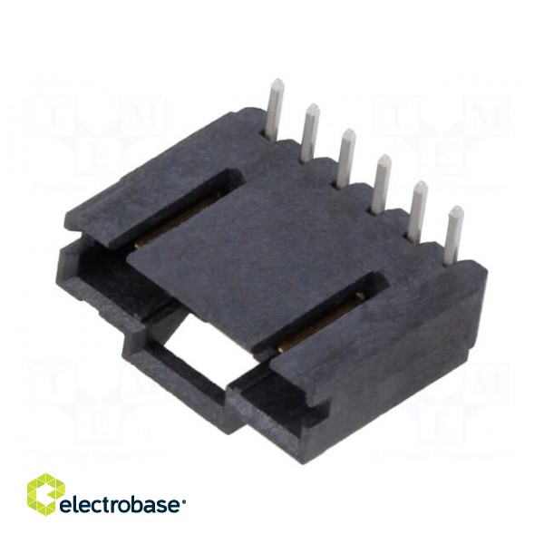 Connector: wire-board | socket | male | AMPMODU MTE | 2.54mm | PIN: 6