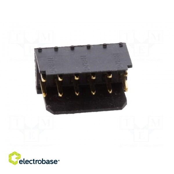 Socket | wire-board | male | DUBOX | 2.54mm | PIN: 12 | THT | 3A | Layout: 2x6 image 9