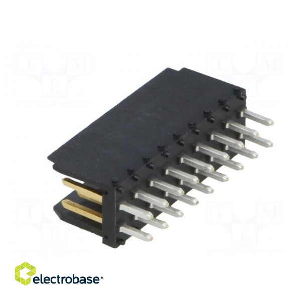 Socket | wire-board | male | DUBOX | 2.54mm | PIN: 18 | THT | 3A | Layout: 2x9 image 4