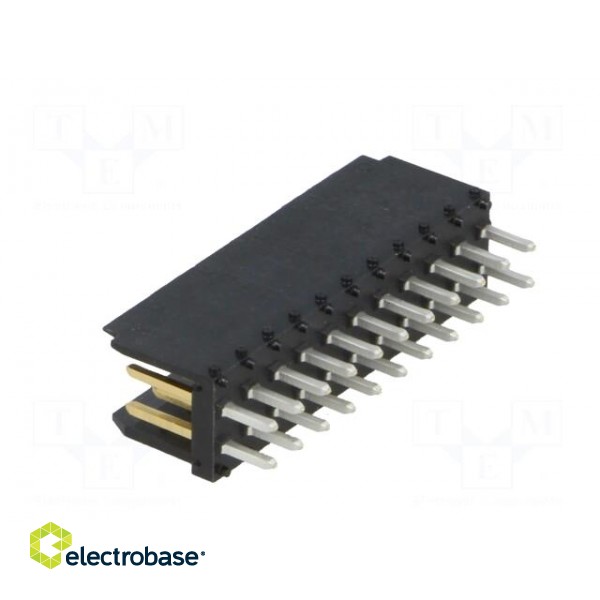 Socket | wire-board | male | DUBOX | 2.54mm | PIN: 22 | THT | 3A | straight paveikslėlis 4