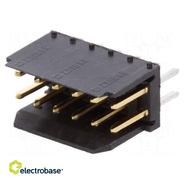 Socket | wire-board | male | DUBOX | 2.54mm | PIN: 12 | THT | 3A | Layout: 2x6 image 1