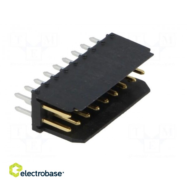 Socket | wire-board | male | DUBOX | 2.54mm | PIN: 18 | THT | 3A | Layout: 2x9 image 8