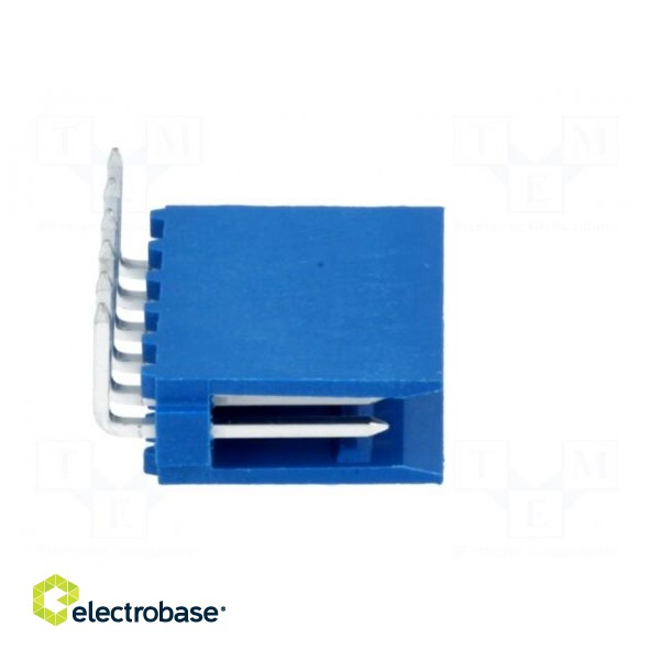 Socket | wire-board | male | HE14 | 2.54mm | PIN: 6 | THT | 3A | tinned | blue paveikslėlis 7
