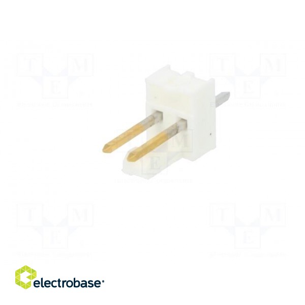 Socket | wire-board | male | KK 254 | 2.54mm | PIN: 2 | THT | 4A | Layout: 1x2 image 2