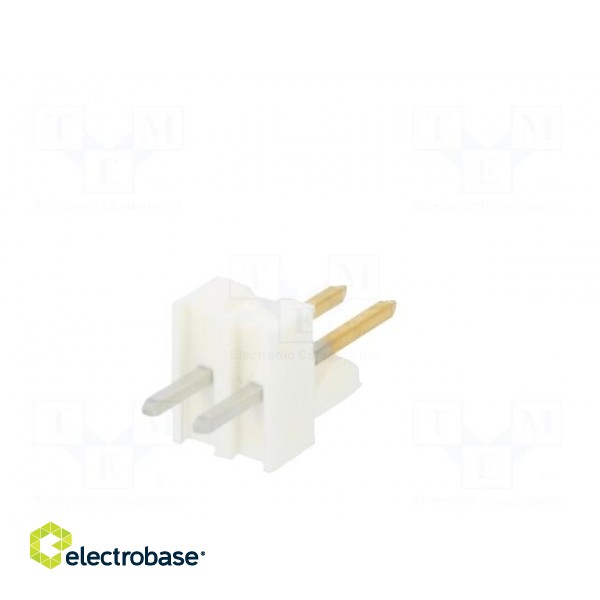 Socket | wire-board | male | KK 254 | 2.54mm | PIN: 2 | THT | 4A | Layout: 1x2 image 6