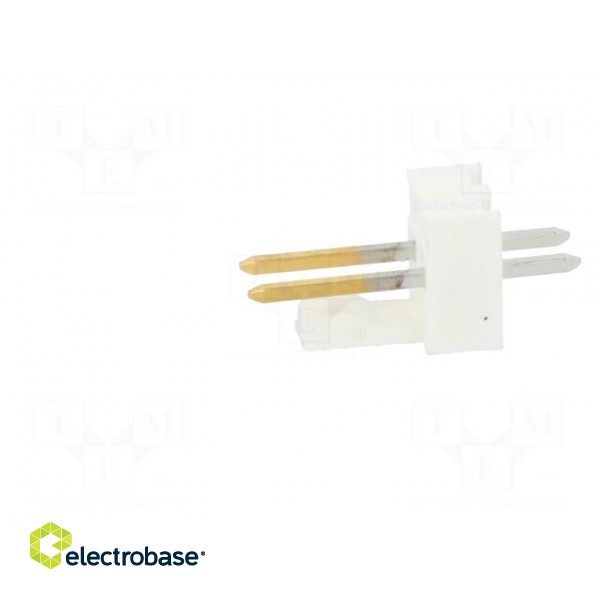 Socket | wire-board | male | KK 254 | 2.54mm | PIN: 2 | THT | 4A | Layout: 1x2 image 3