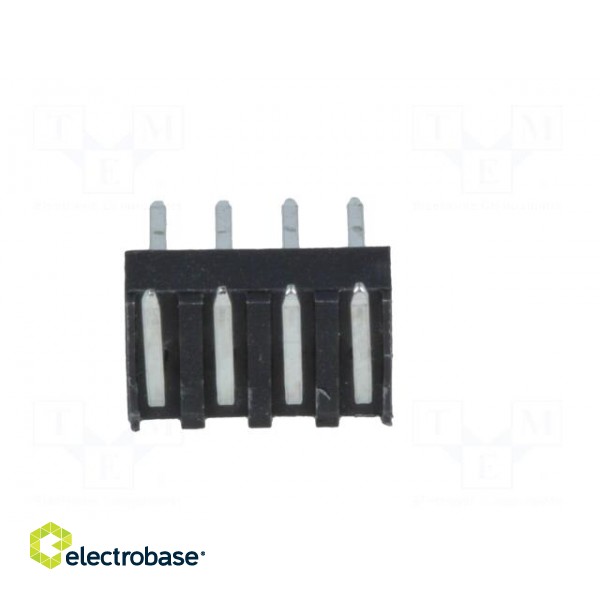 Socket | wire-board | male | KK 254 | 2.54mm | PIN: 4 | THT | tinned фото 5