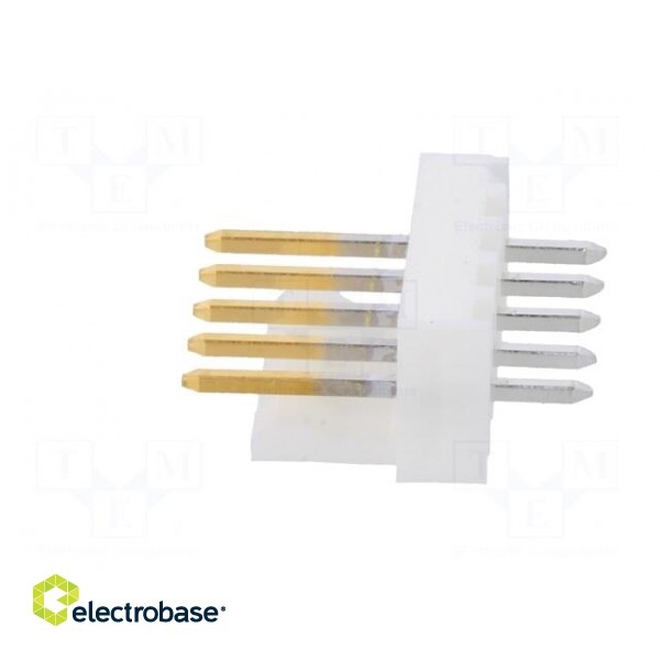 Socket | wire-board | male | KK 254 | 2.54mm | PIN: 5 | THT | gold-plated image 3