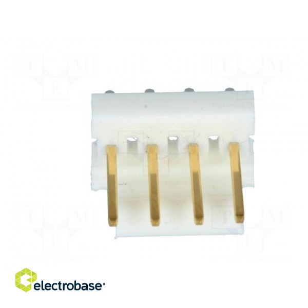 Socket | wire-board | male | PIN: 4 | 2.54mm | THT | MTA-100 | gold-plated image 9
