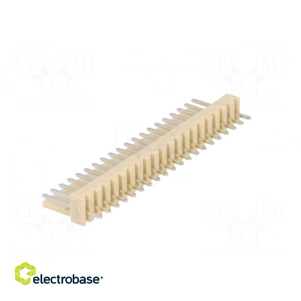 Socket | wire-board | male | NS25 | 2.54mm | PIN: 20 | THT | 250V | 3A | tinned фото 4