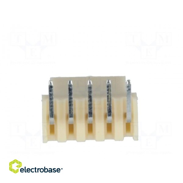 Socket | wire-board | male | NS25 | 2.54mm | PIN: 5 | THT | 250V | 3A | tinned image 5