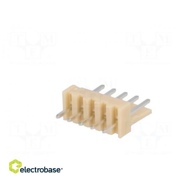 Socket | wire-board | male | NS25 | 2.54mm | PIN: 5 | THT | 250V | 3A | tinned paveikslėlis 6