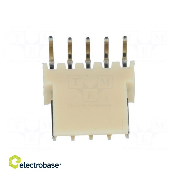 Socket | wire-board | male | NS25 | 2.54mm | PIN: 5 | THT | 250V | 3A | tinned image 9