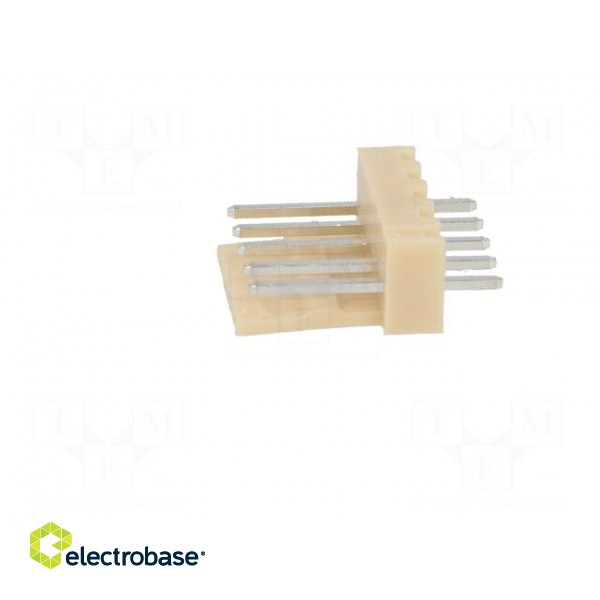 Socket | wire-board | male | NS25 | 2.54mm | PIN: 5 | THT | 250V | 3A | tinned image 3