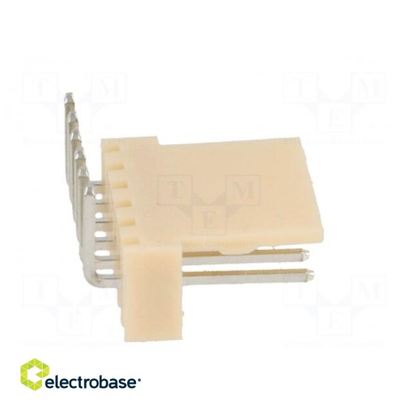 Socket | wire-board | male | NS25 | 2.54mm | PIN: 6 | THT | 250V | 3A | tinned image 7