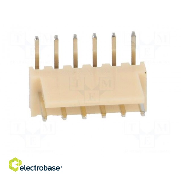 Socket | wire-board | male | NS25 | 2.54mm | PIN: 6 | THT | 250V | 3A | tinned image 9