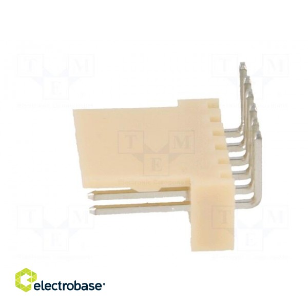 Socket | wire-board | male | NS25 | 2.54mm | PIN: 6 | THT | 250V | 3A | tinned image 3