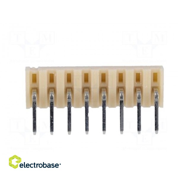 Socket | wire-board | male | NS25 | 2.54mm | PIN: 8 | THT | 250V | 3A | tinned image 5