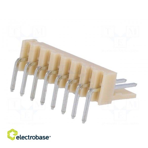 Socket | wire-board | male | NS25 | 2.54mm | PIN: 8 | THT | 250V | 3A | tinned image 6