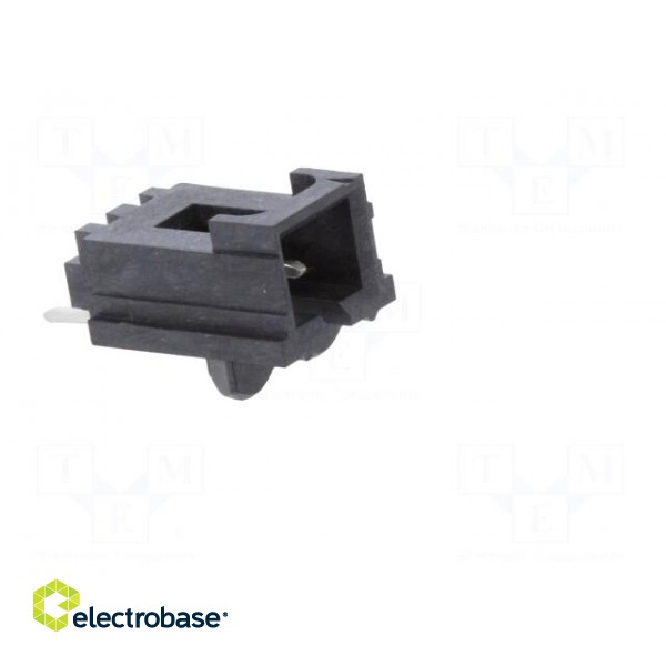 Socket | wire-board | male | SL | 2.54mm | PIN: 2 | SMT | tinned | horizontal image 8