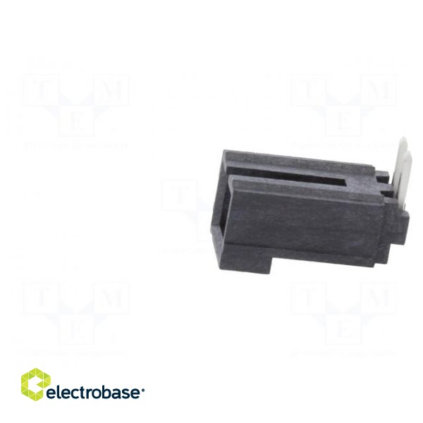 Socket | wire-board | male | SL | 2.54mm | PIN: 2 | THT | tinned | angled 90° image 3