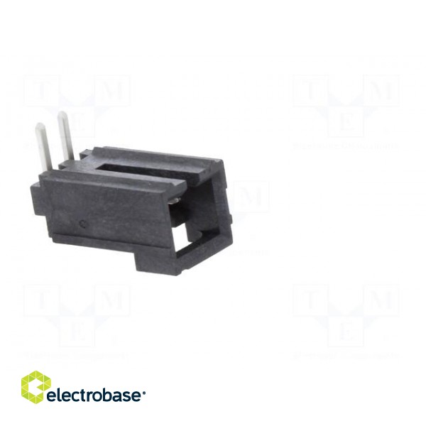 Socket | wire-board | male | SL | 2.54mm | PIN: 2 | THT | tinned | angled 90° image 8
