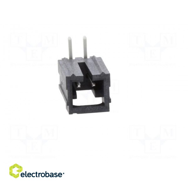 Socket | wire-board | male | SL | 2.54mm | PIN: 2 | THT | tinned | angled 90° image 9