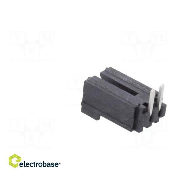 Socket | wire-board | male | SL | 2.54mm | PIN: 2 | THT | tinned | angled 90° image 4