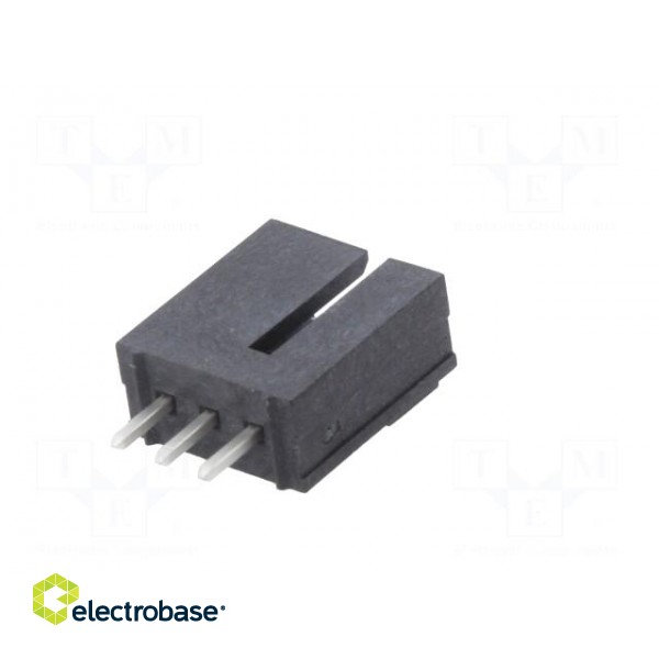 Socket | wire-board | male | SL | 2.54mm | PIN: 3 | THT | tinned | straight paveikslėlis 6