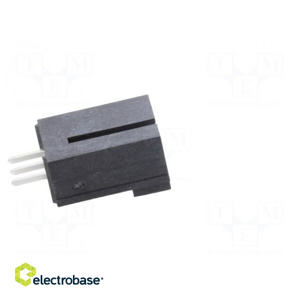 Socket | wire-board | male | SL | 2.54mm | PIN: 3 | THT | tinned | straight paveikslėlis 7