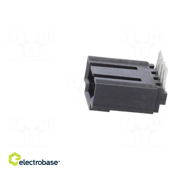 Socket | wire-board | male | SL | 2.54mm | PIN: 4 | THT | tinned | angled 90° image 3