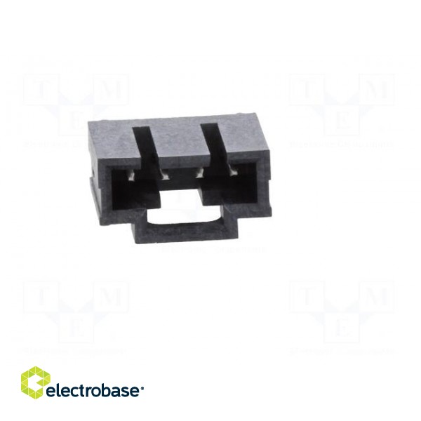 Socket | wire-board | male | SL | 2.54mm | PIN: 4 | THT | tinned | straight image 9