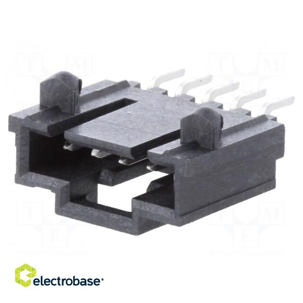 Socket | wire-board | male | SL | 2.54mm | PIN: 5 | SMT | tinned | horizontal image 1