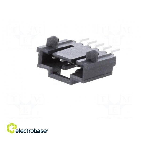 Socket | wire-board | male | SL | 2.54mm | PIN: 5 | SMT | tinned | horizontal image 2