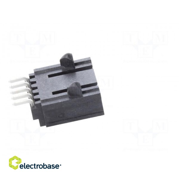 Socket | wire-board | male | SL | 2.54mm | PIN: 5 | SMT | tinned | horizontal image 7
