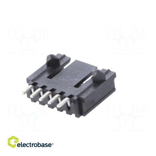 Socket | wire-board | male | SL | 2.54mm | PIN: 5 | SMT | tinned | horizontal image 6