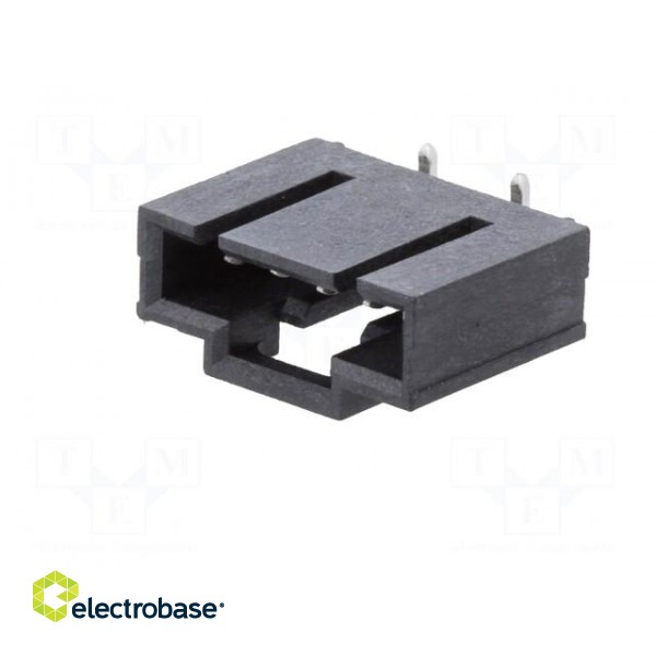 Socket | wire-board | male | SL | 2.54mm | PIN: 5 | SMT | tinned | vertical image 2