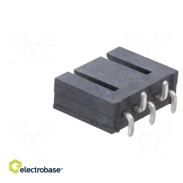 Socket | wire-board | male | SL | 2.54mm | PIN: 5 | SMT | tinned | vertical image 4