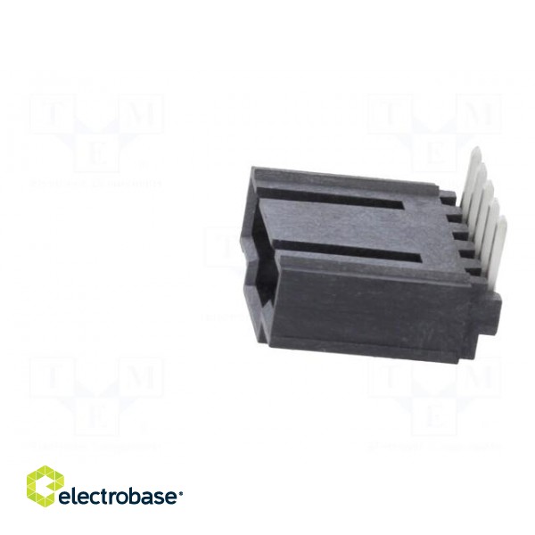 Socket | wire-board | male | SL | 2.54mm | PIN: 5 | THT | tinned | angled 90° image 3