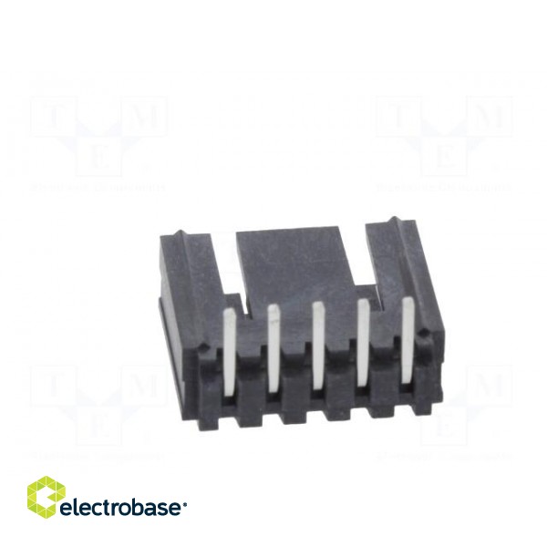 Socket | wire-board | male | SL | 2.54mm | PIN: 5 | THT | tinned | angled 90° image 5