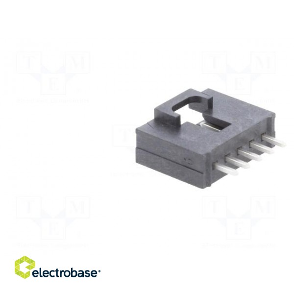 Socket | wire-board | male | SL | 2.54mm | PIN: 5 | THT | tinned | straight image 4