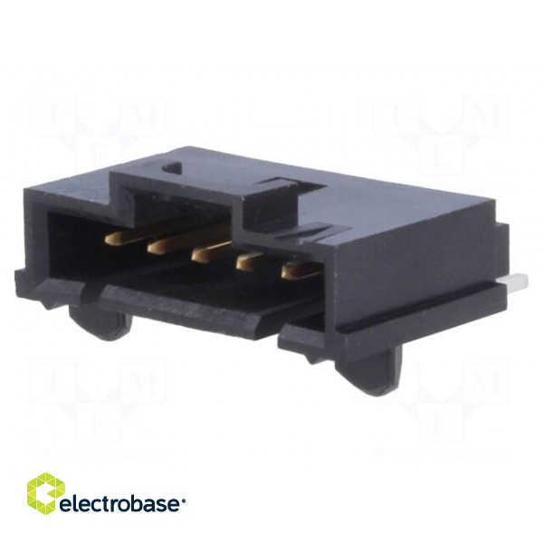 Socket | wire-board | male | SL | 2.54mm | PIN: 6 | SMT | gold-plated image 1