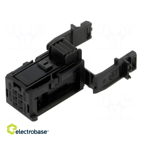 Connector: wire-board | female | 2.54mm | PIN: 6 | Body: black image 1