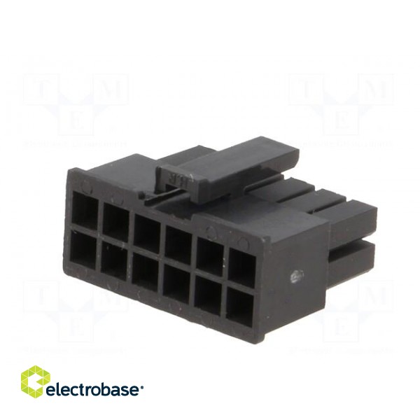 Plug | wire-board | female | 3mm | PIN: 12 | w/o contacts | for cable | 5A image 6